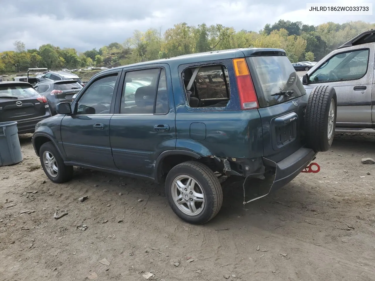 1998 Honda Cr-V Ex VIN: JHLRD1862WC033733 Lot: 74044054