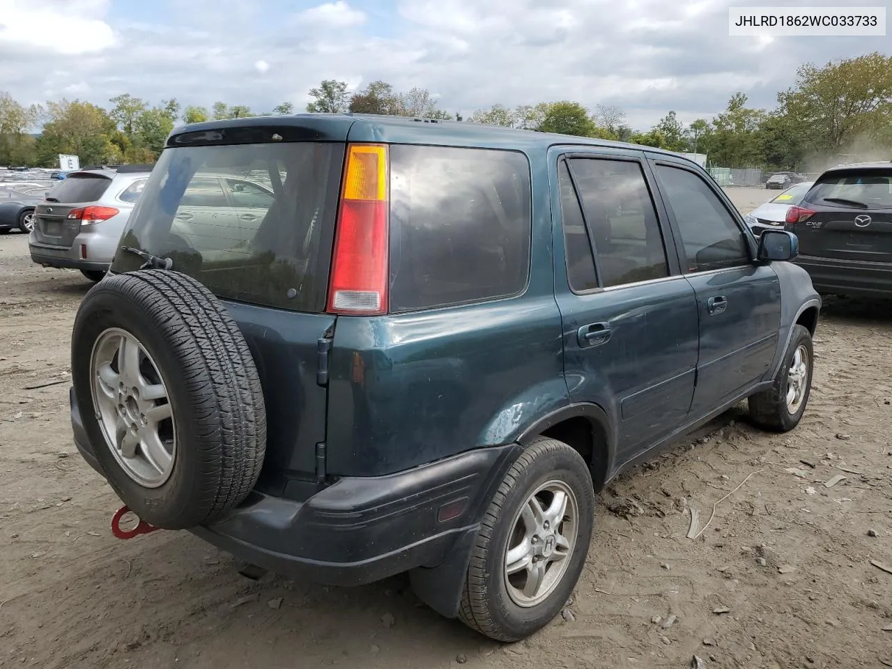 1998 Honda Cr-V Ex VIN: JHLRD1862WC033733 Lot: 74044054