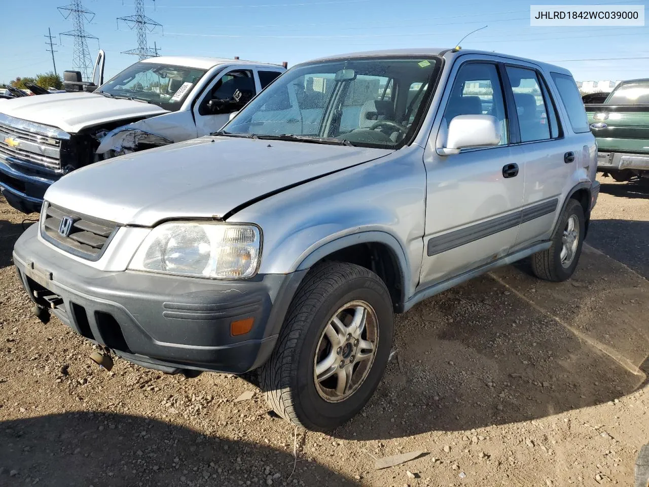 1998 Honda Cr-V Lx VIN: JHLRD1842WC039000 Lot: 75692484