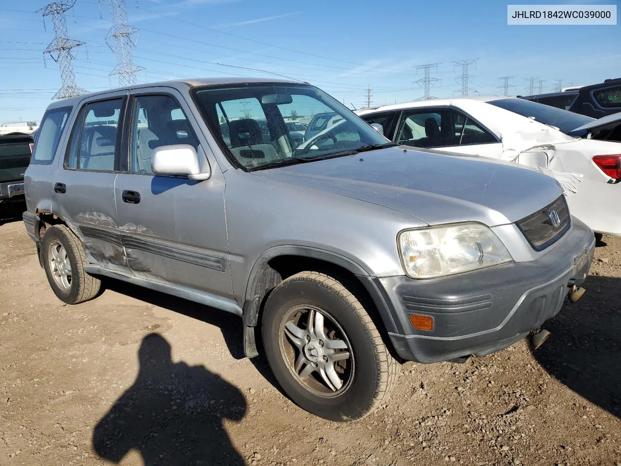 1998 Honda Cr-V Lx VIN: JHLRD1842WC039000 Lot: 75692484