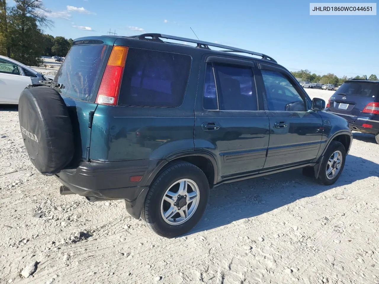 1998 Honda Cr-V Ex VIN: JHLRD1860WC044651 Lot: 76488174