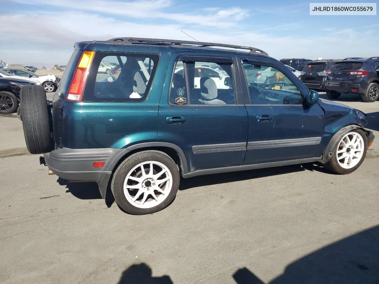 1998 Honda Cr-V Ex VIN: JHLRD1860WC055679 Lot: 77705944