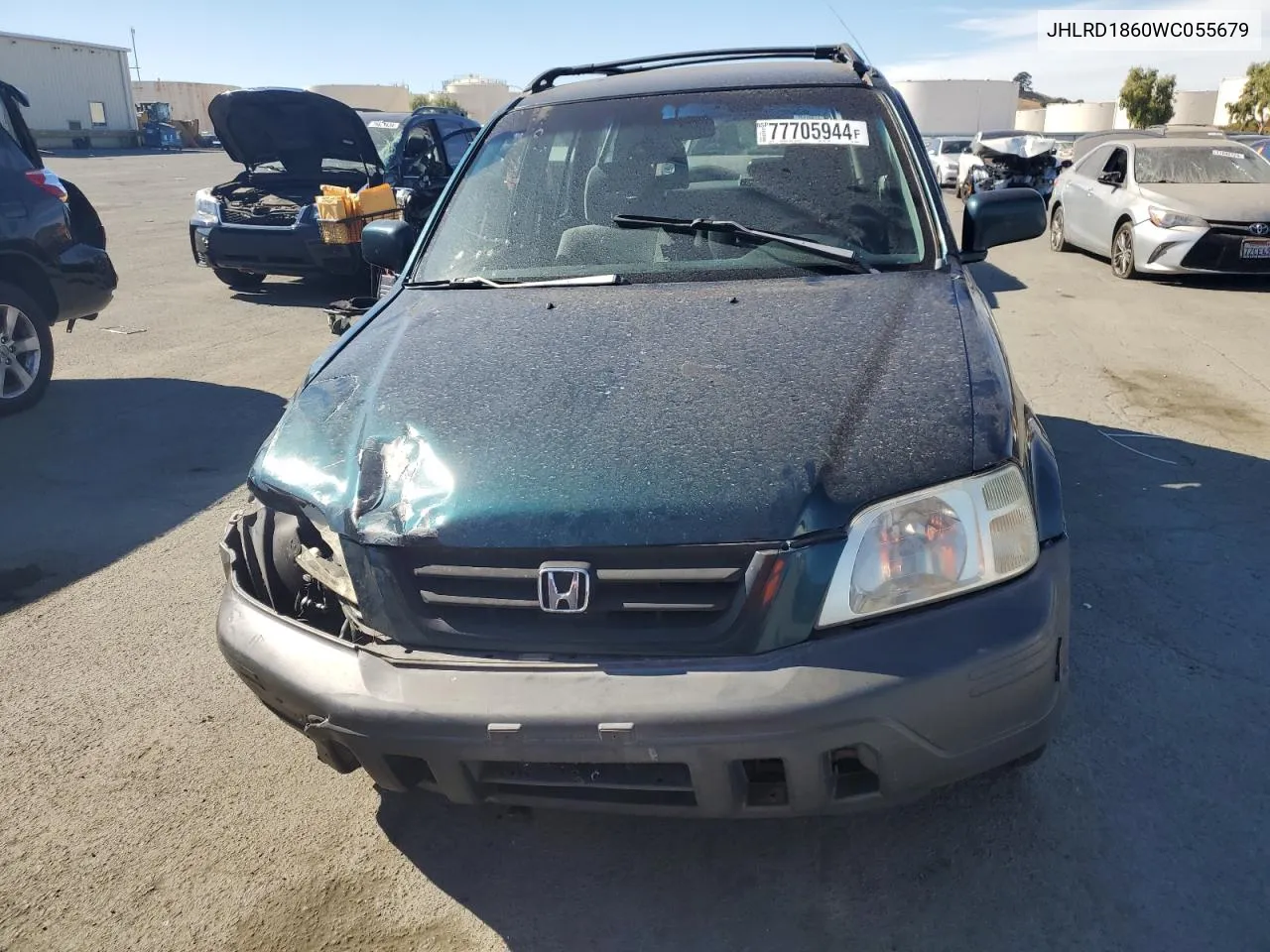 1998 Honda Cr-V Ex VIN: JHLRD1860WC055679 Lot: 77705944