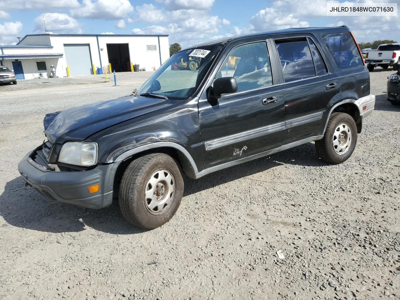 1998 Honda Cr-V Lx VIN: JHLRD1848WC071630 Lot: 78321744