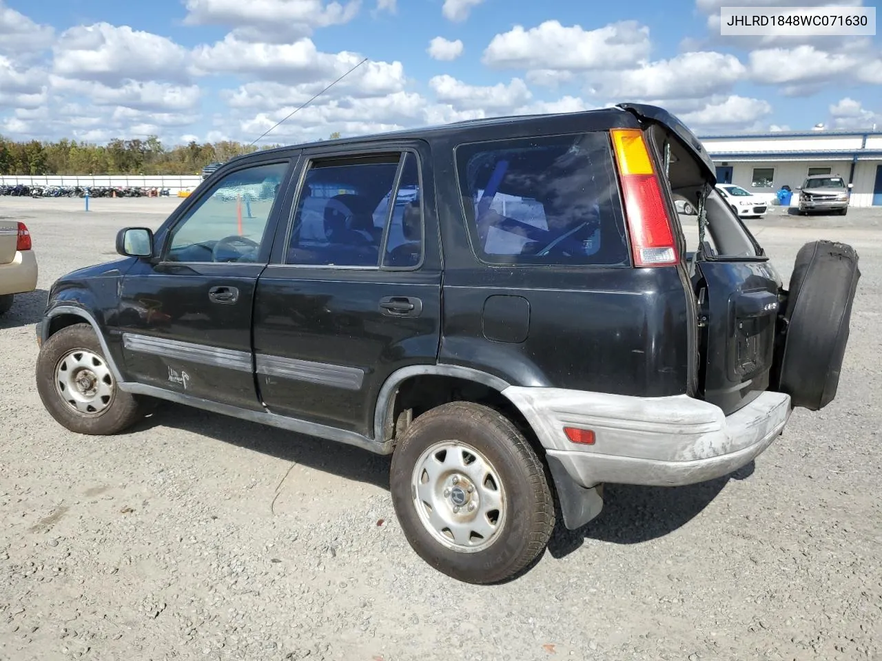 1998 Honda Cr-V Lx VIN: JHLRD1848WC071630 Lot: 78321744