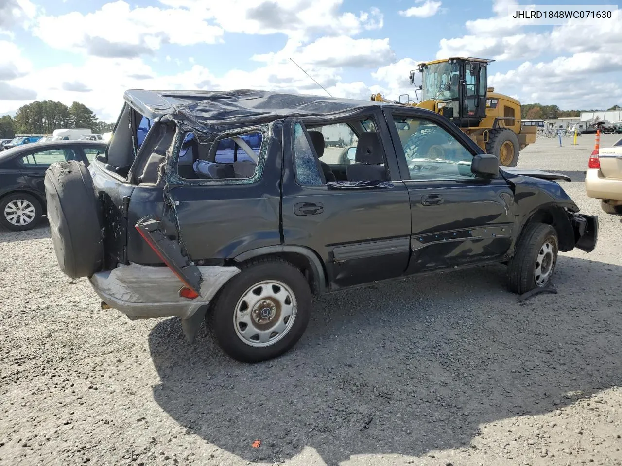 1998 Honda Cr-V Lx VIN: JHLRD1848WC071630 Lot: 78321744