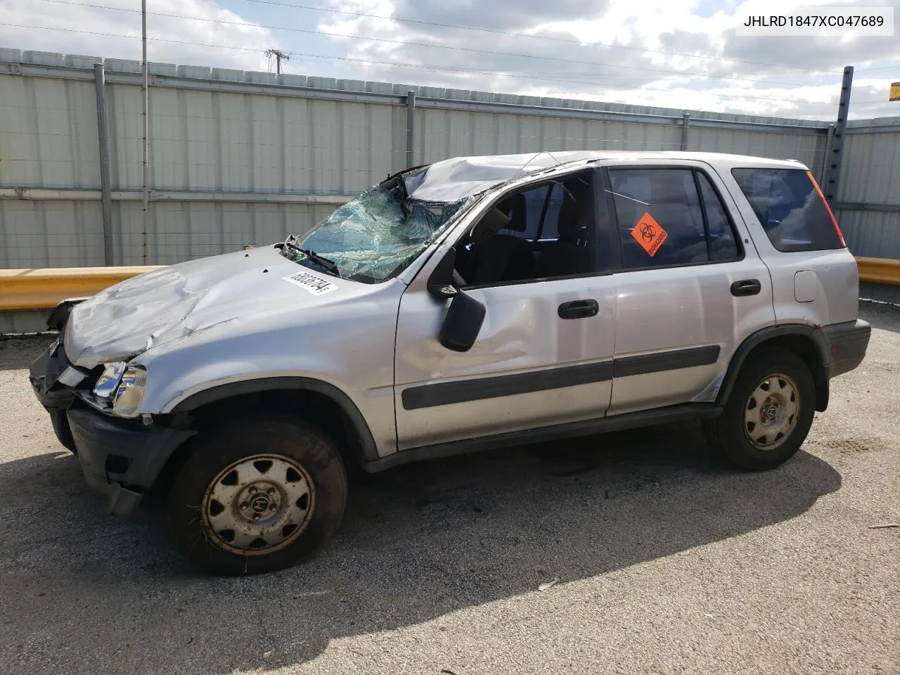 1999 Honda Cr-V Lx VIN: JHLRD1847XC047689 Lot: 68036784