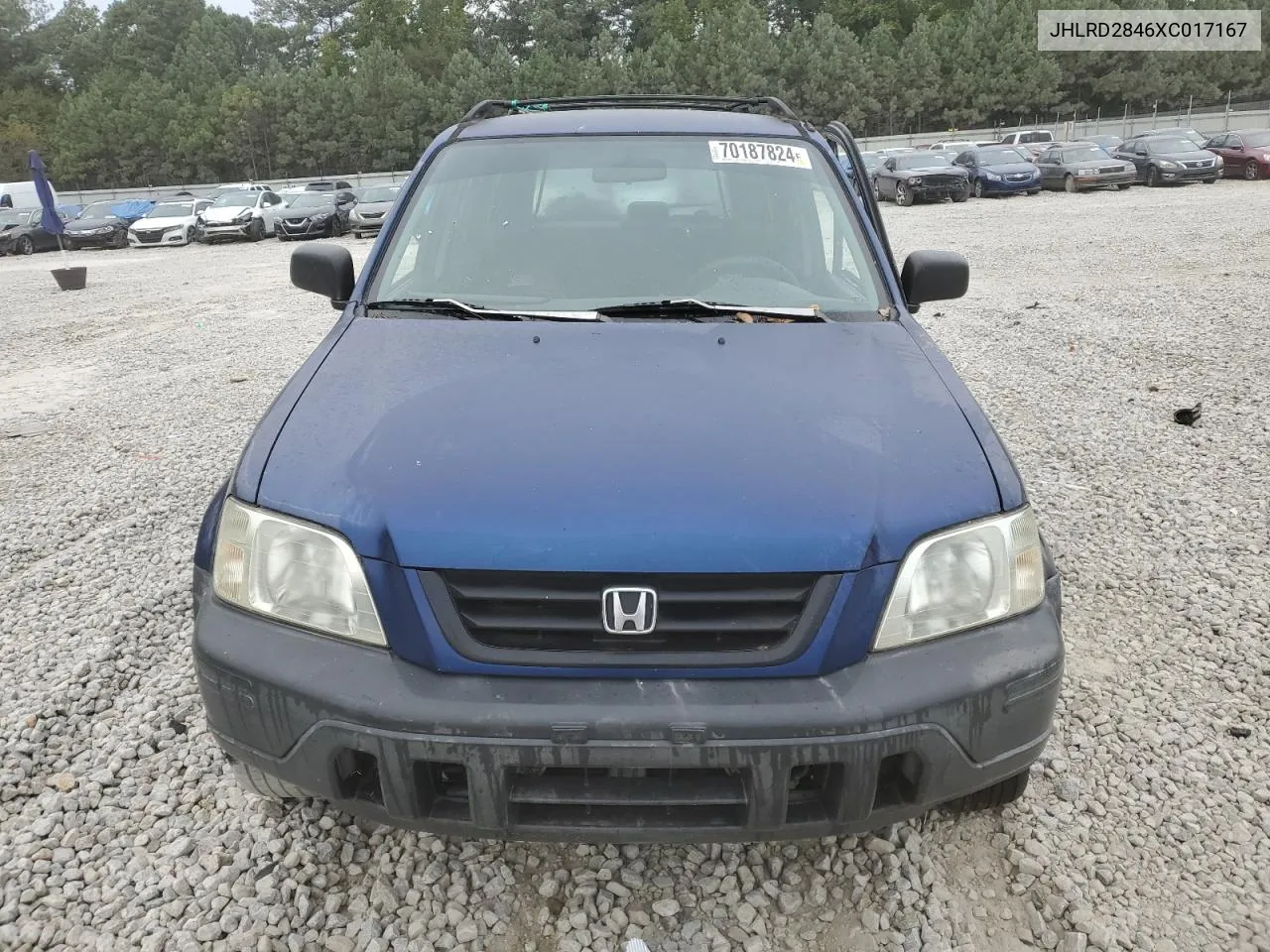 1999 Honda Cr-V Lx VIN: JHLRD2846XC017167 Lot: 70187824