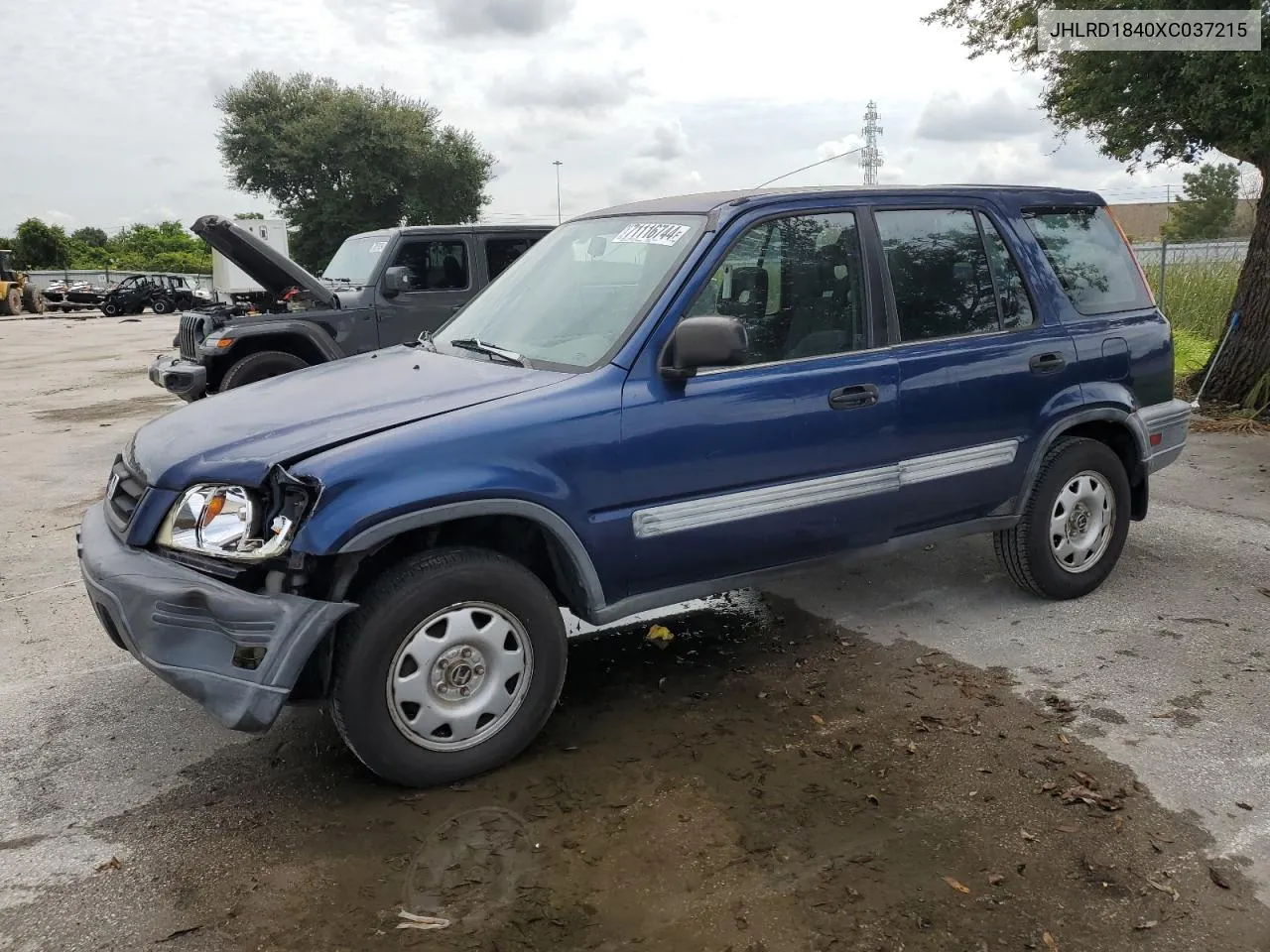 1999 Honda Cr-V Lx VIN: JHLRD1840XC037215 Lot: 71116744