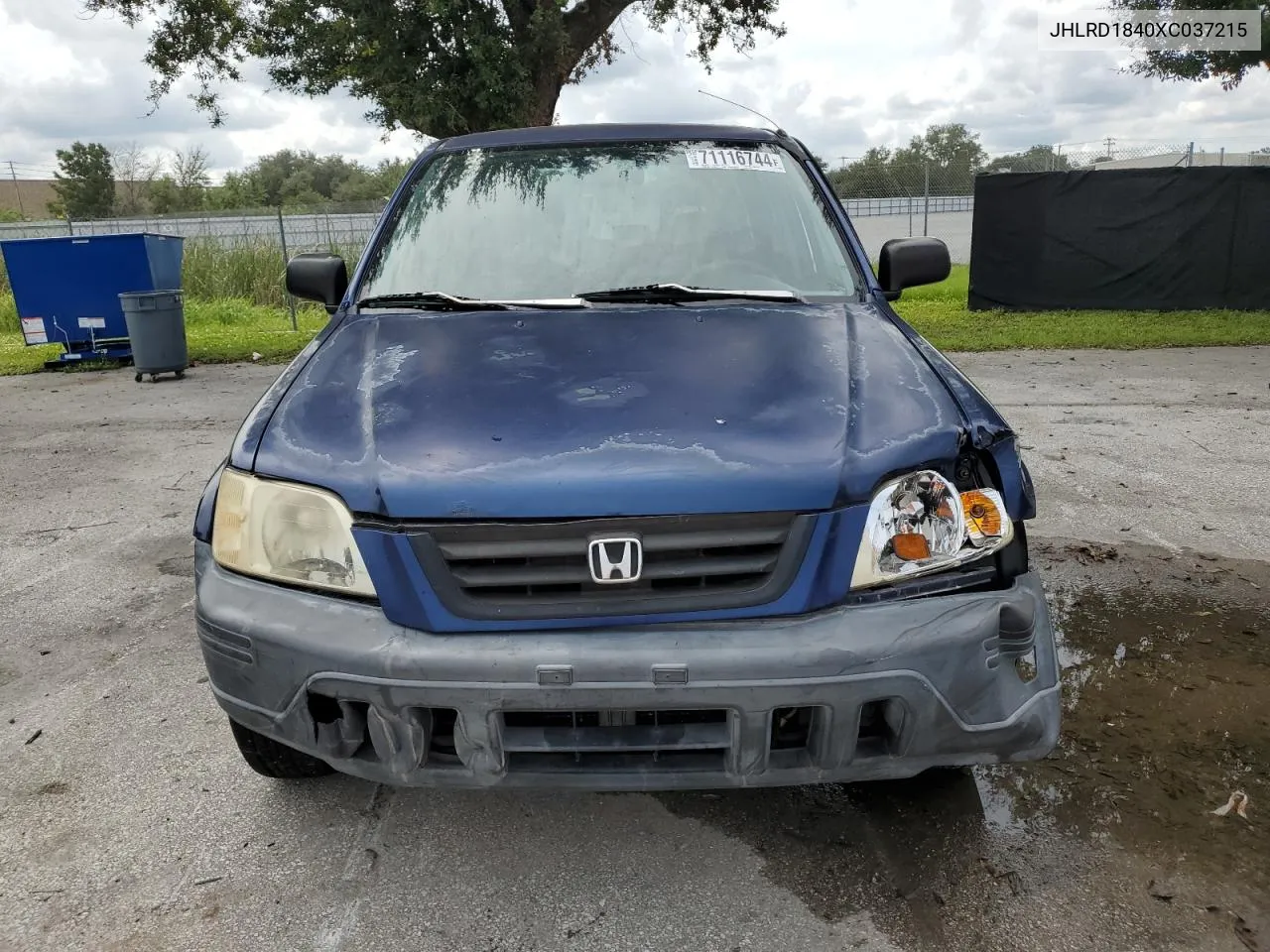 1999 Honda Cr-V Lx VIN: JHLRD1840XC037215 Lot: 71116744