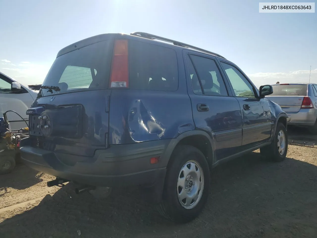 1999 Honda Cr-V Lx VIN: JHLRD1848XC063643 Lot: 73762734