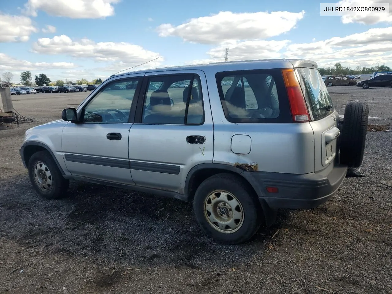 1999 Honda Cr-V Lx VIN: JHLRD1842XC800979 Lot: 74209994