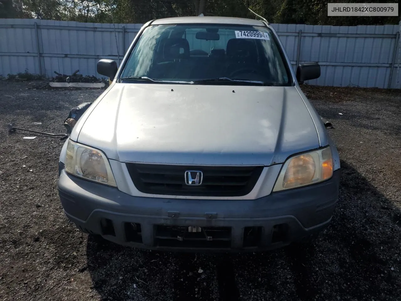 1999 Honda Cr-V Lx VIN: JHLRD1842XC800979 Lot: 74209994