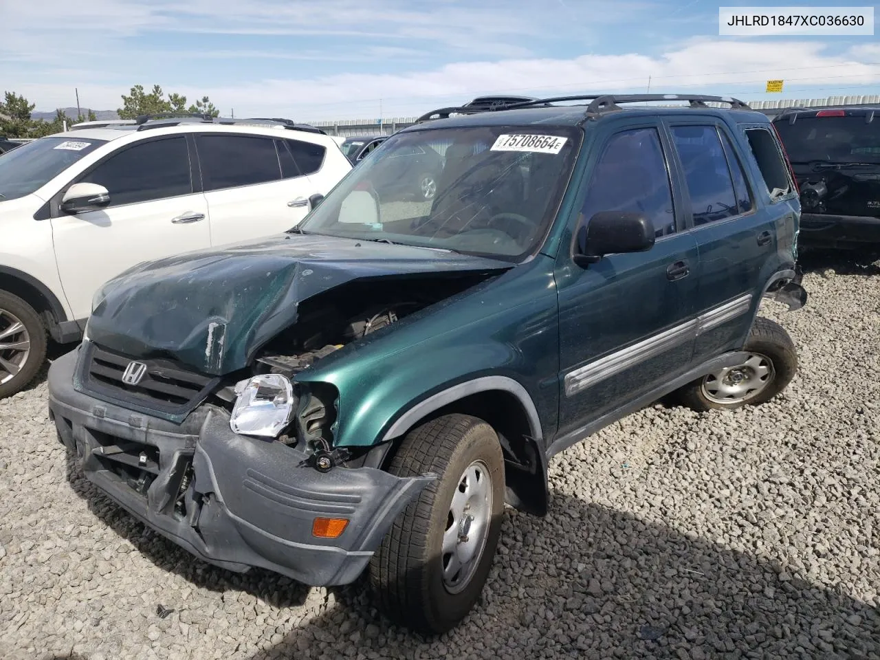 1999 Honda Cr-V Lx VIN: JHLRD1847XC036630 Lot: 75708664