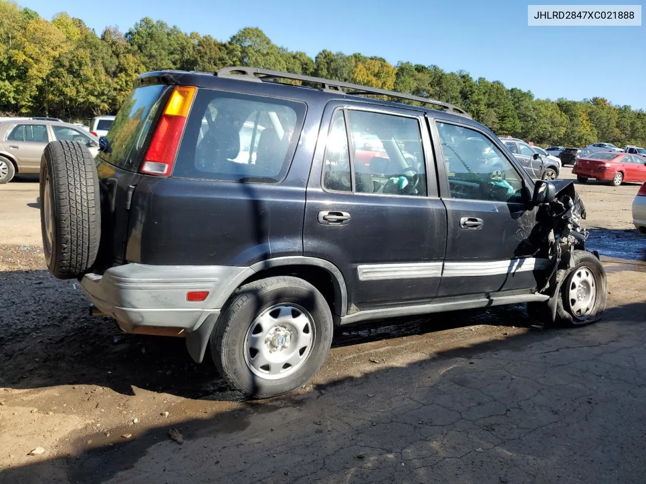 1999 Honda Cr-V Lx VIN: JHLRD2847XC021888 Lot: 76556164