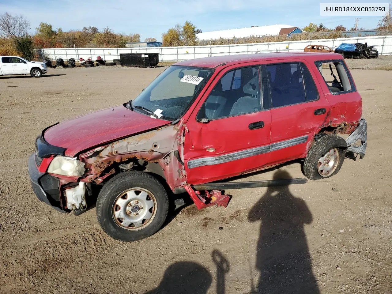 1999 Honda Cr-V Lx VIN: JHLRD184XXC053793 Lot: 78201174