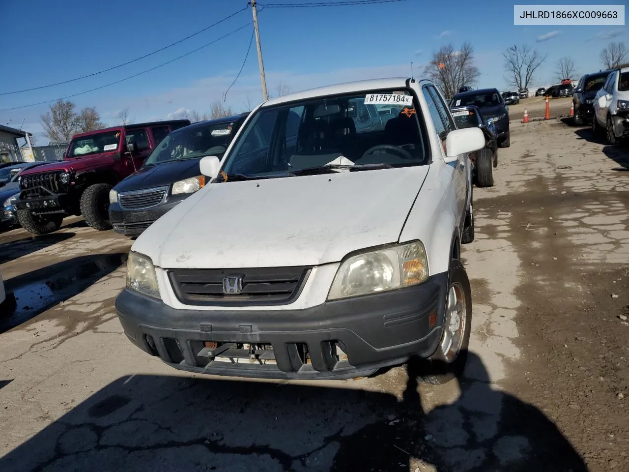 1999 Honda Cr-V Ex VIN: JHLRD1866XC009663 Lot: 81757184