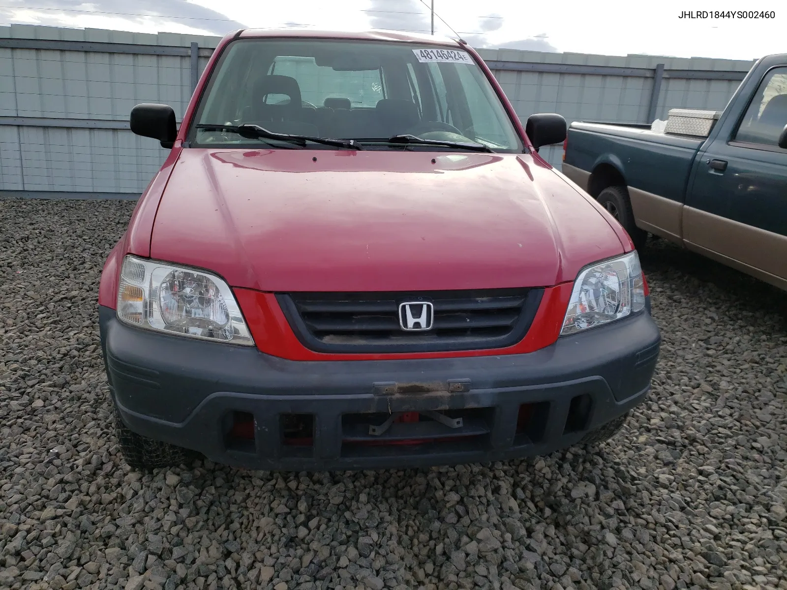 2000 Honda Cr-V Lx VIN: JHLRD1844YS002460 Lot: 48146424