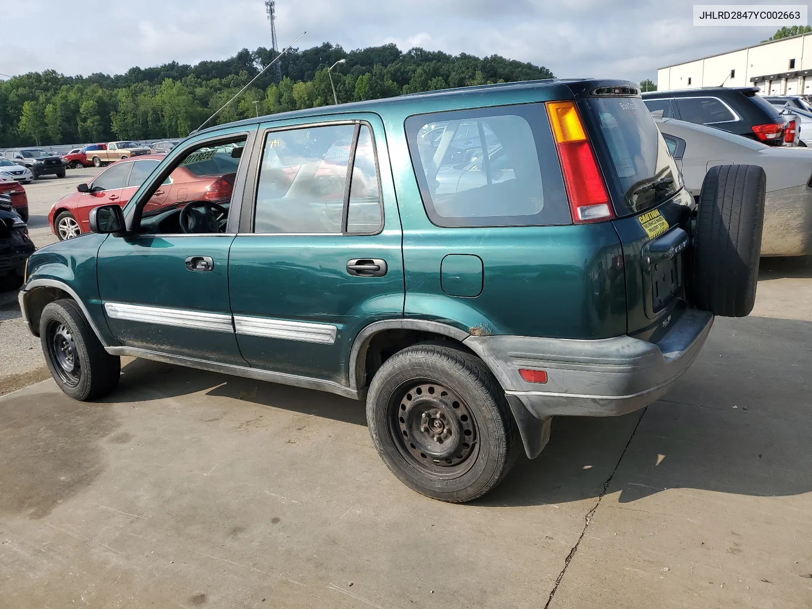 2000 Honda Cr-V Lx VIN: JHLRD2847YC002663 Lot: 65381104