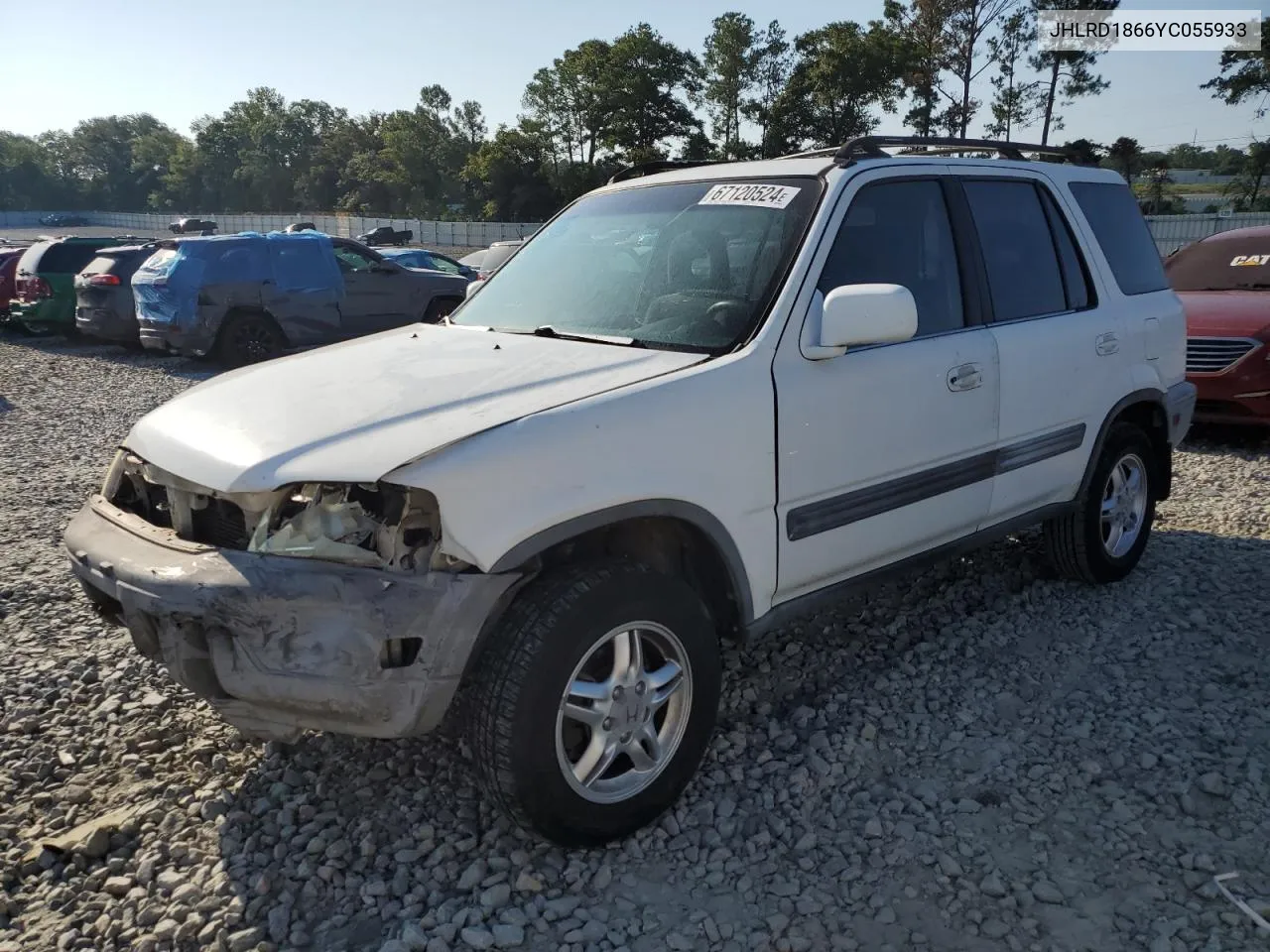 2000 Honda Cr-V Ex VIN: JHLRD1866YC055933 Lot: 67120524