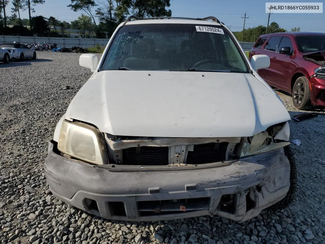 2000 Honda Cr-V Ex VIN: JHLRD1866YC055933 Lot: 67120524