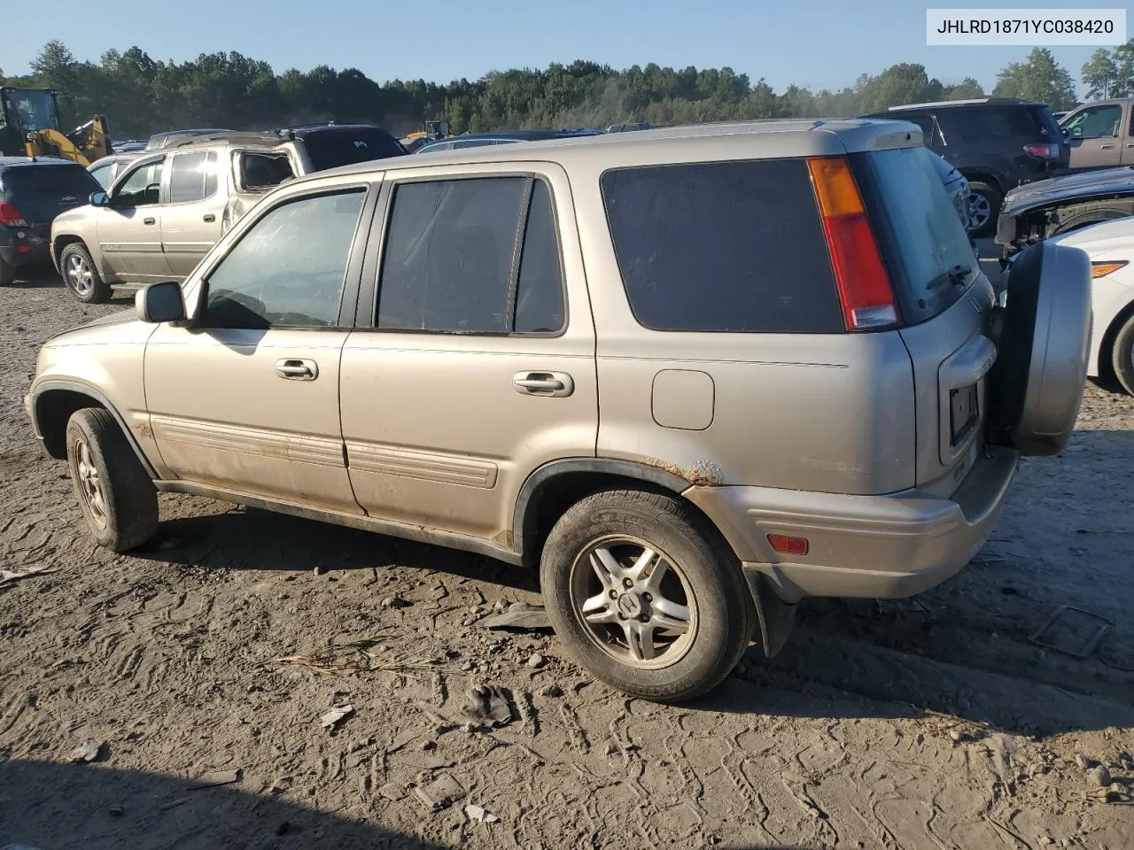 2000 Honda Cr-V Se VIN: JHLRD1871YC038420 Lot: 69101704