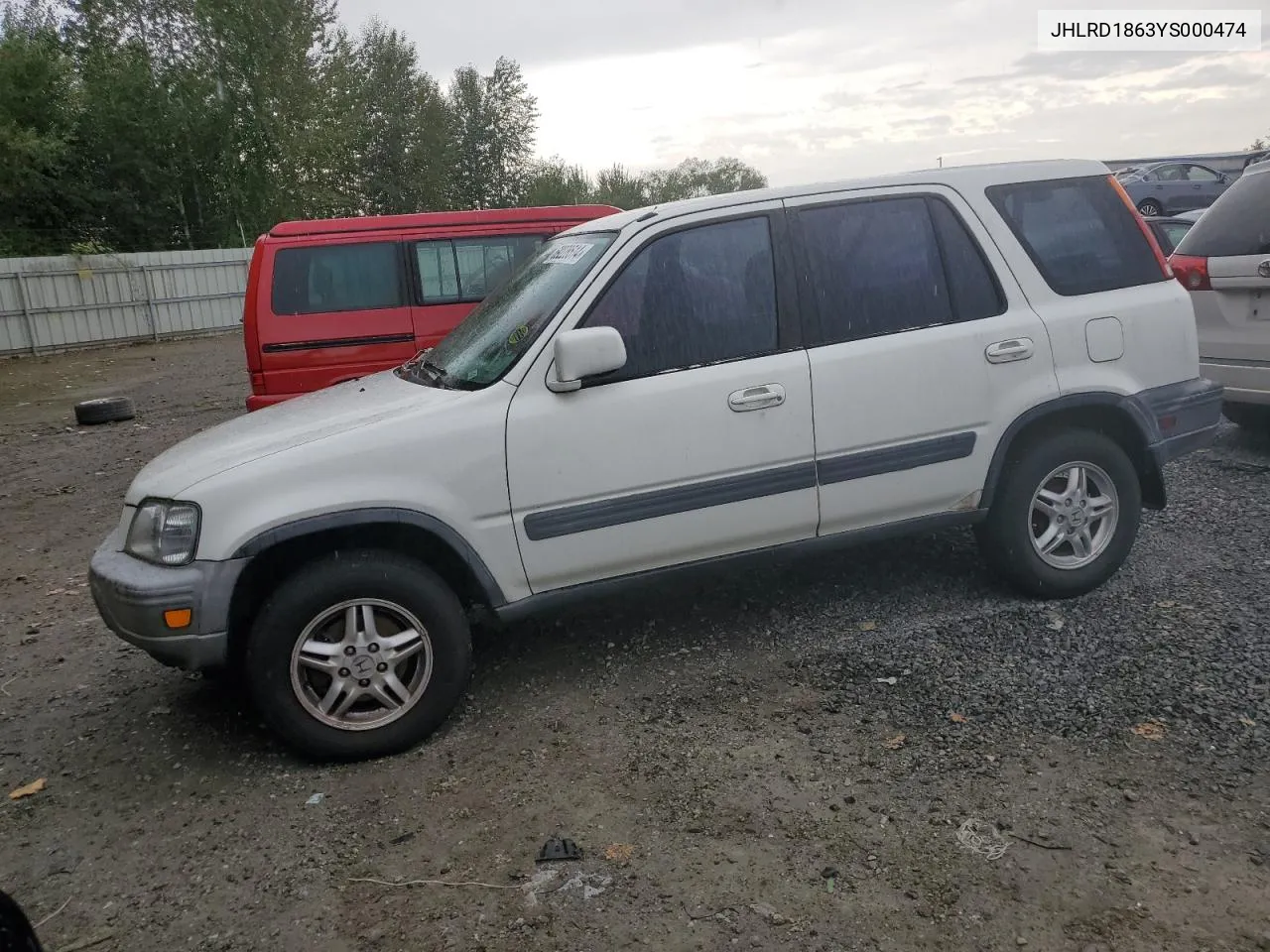 2000 Honda Cr-V Ex VIN: JHLRD1863YS000474 Lot: 69228514