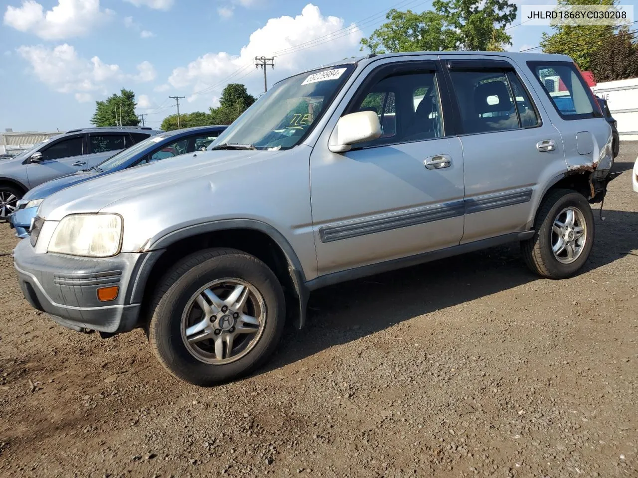 2000 Honda Cr-V Ex VIN: JHLRD1868YC030208 Lot: 69229984