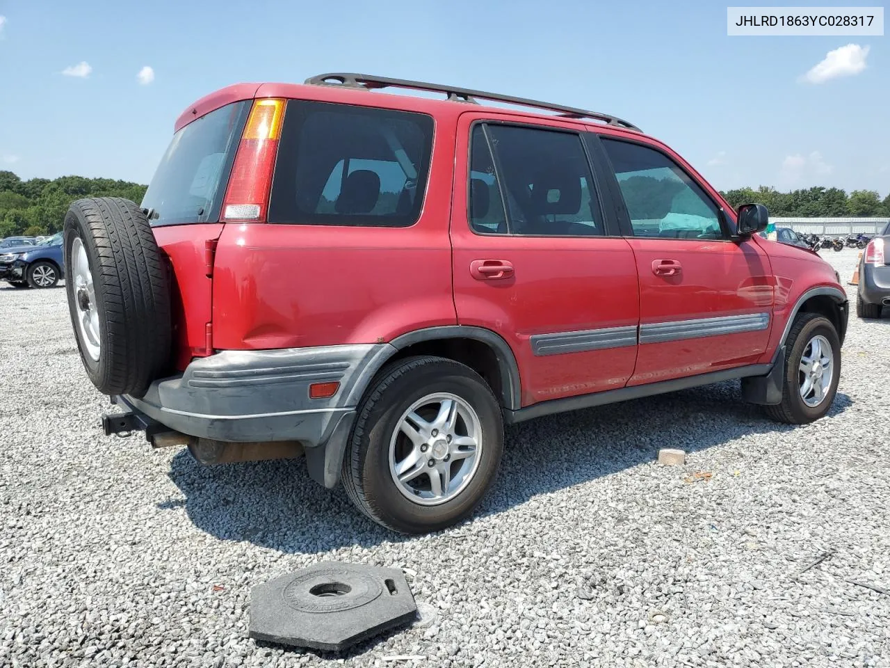 2000 Honda Cr-V Ex VIN: JHLRD1863YC028317 Lot: 69479084