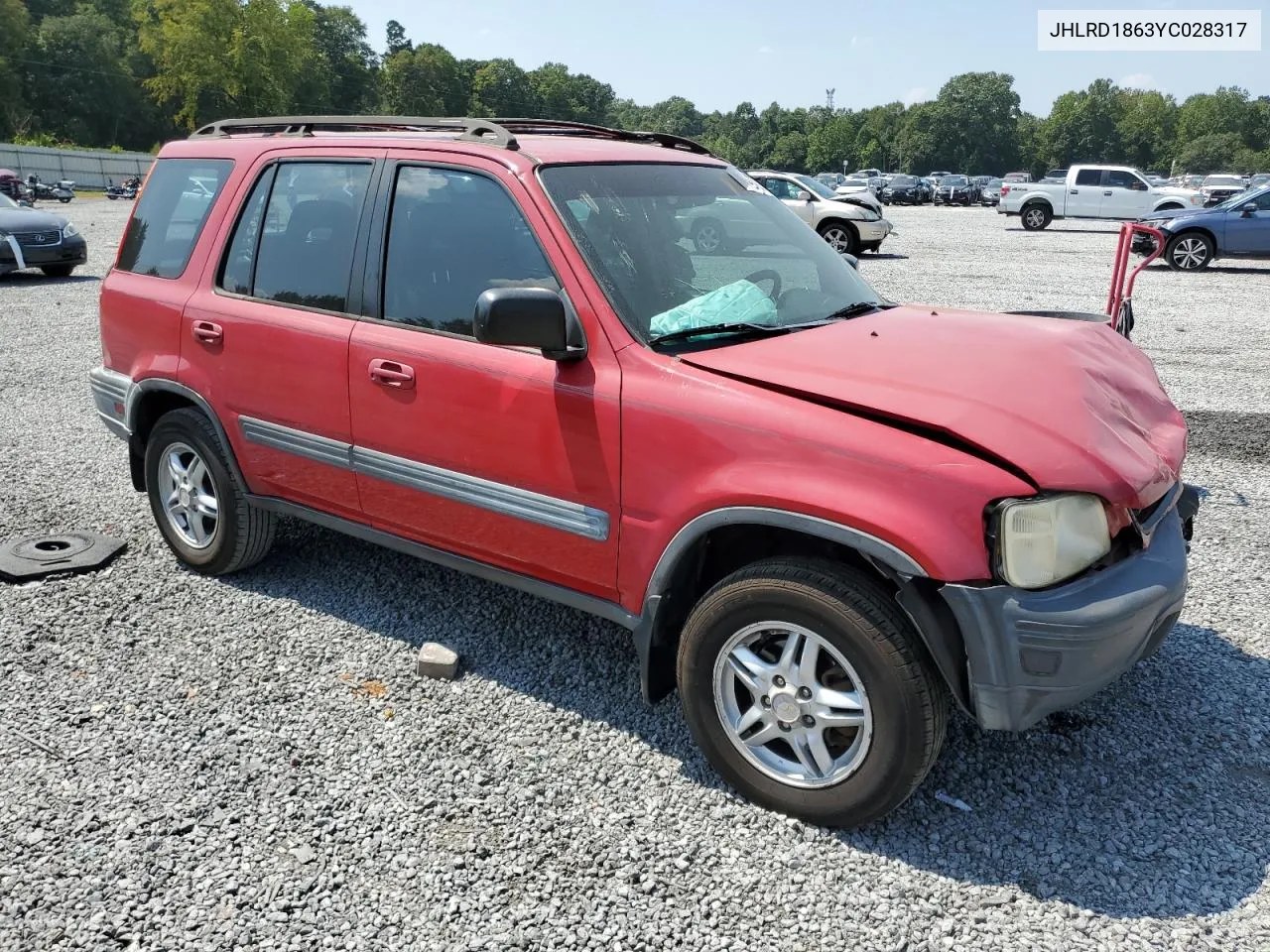 2000 Honda Cr-V Ex VIN: JHLRD1863YC028317 Lot: 69479084