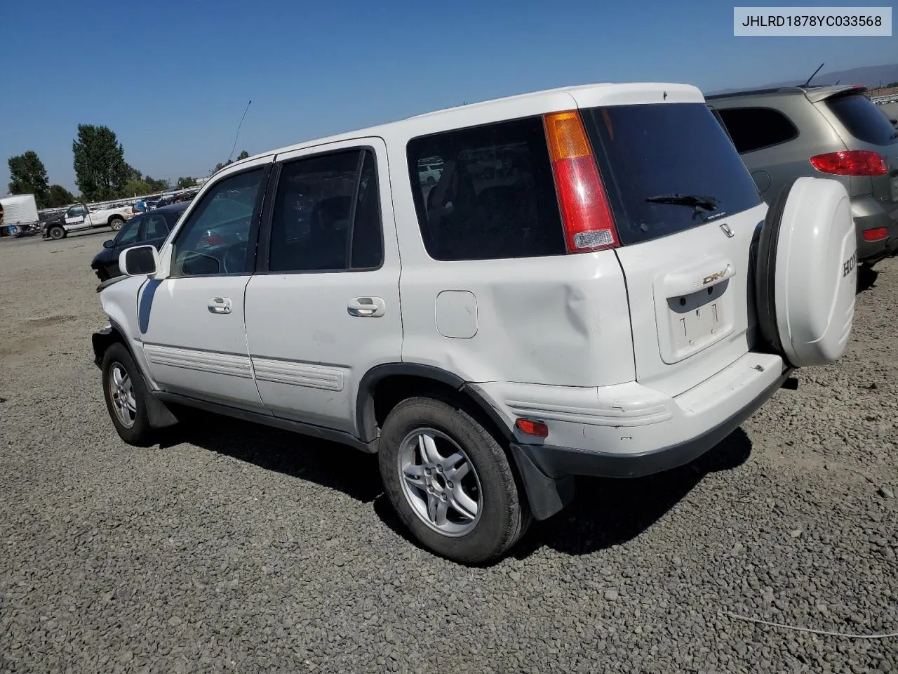 2000 Honda Cr-V Se VIN: JHLRD1878YC033568 Lot: 69498984