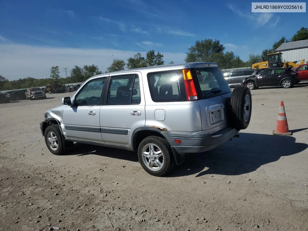 2000 Honda Cr-V Ex VIN: JHLRD1869YC025616 Lot: 69972764