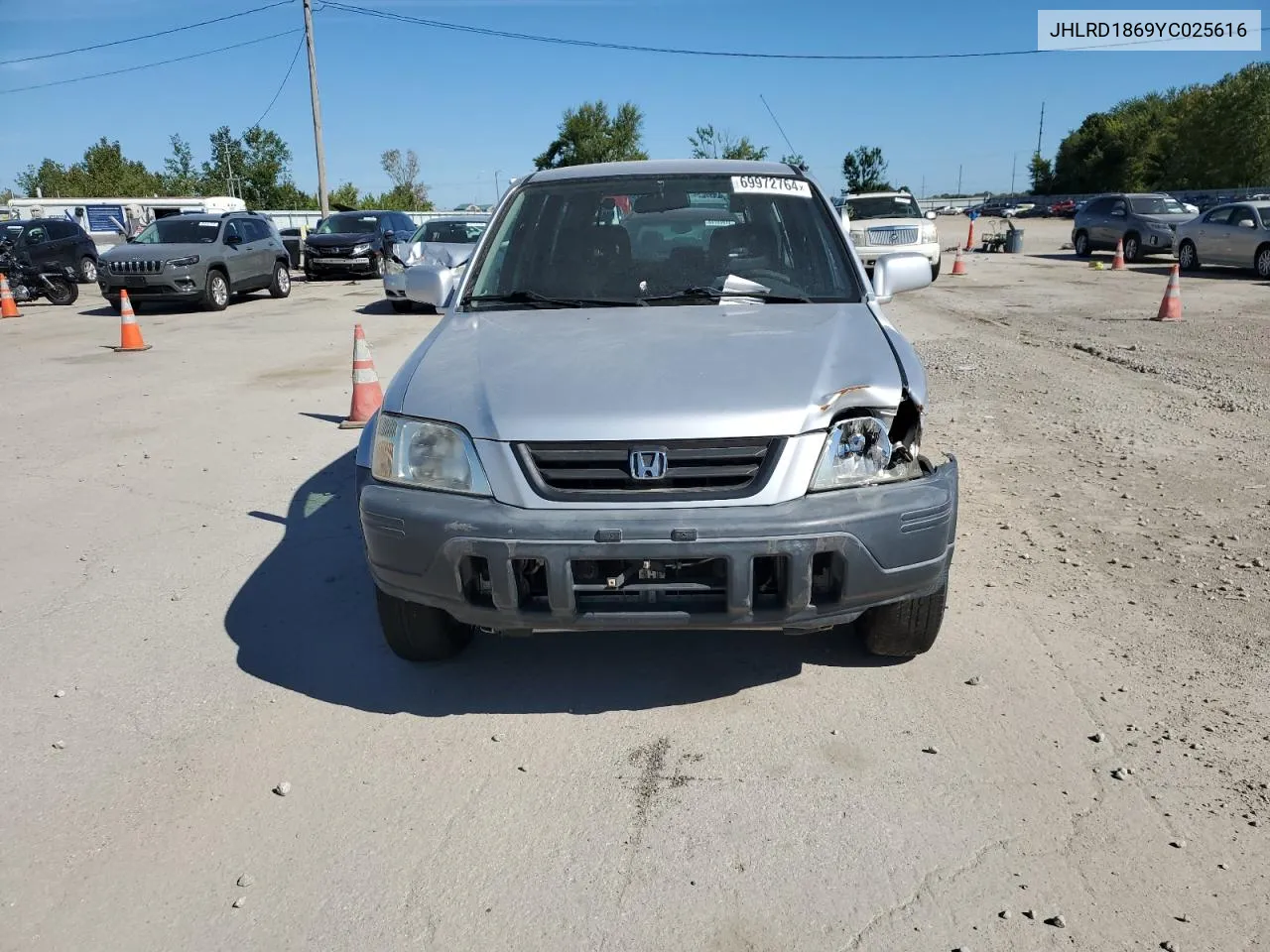 2000 Honda Cr-V Ex VIN: JHLRD1869YC025616 Lot: 69972764