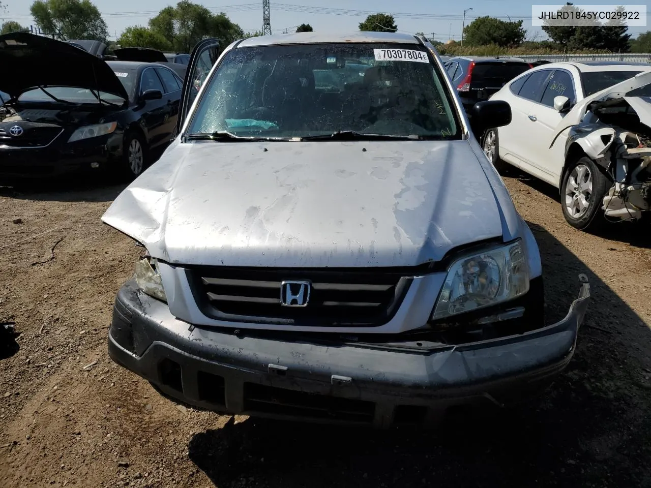 2000 Honda Cr-V Lx VIN: JHLRD1845YC029922 Lot: 70307804