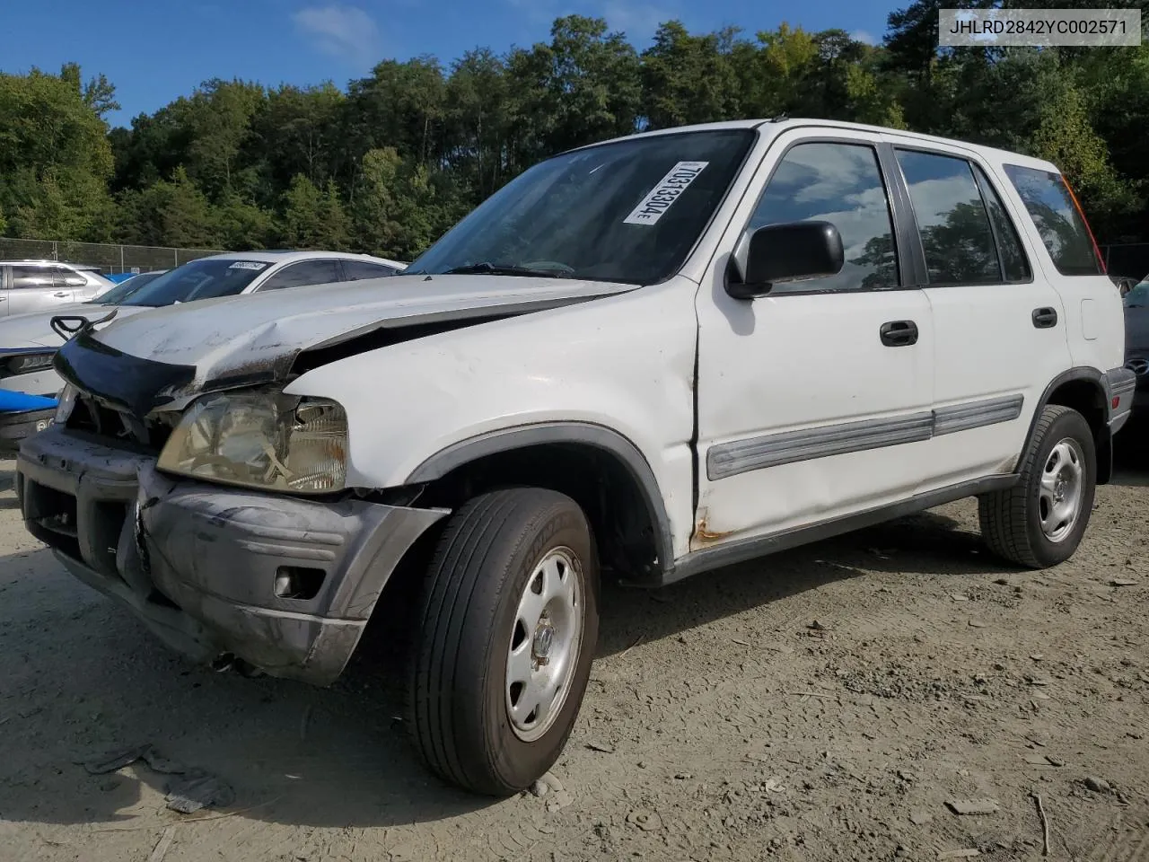 2000 Honda Cr-V Lx VIN: JHLRD2842YC002571 Lot: 70313304