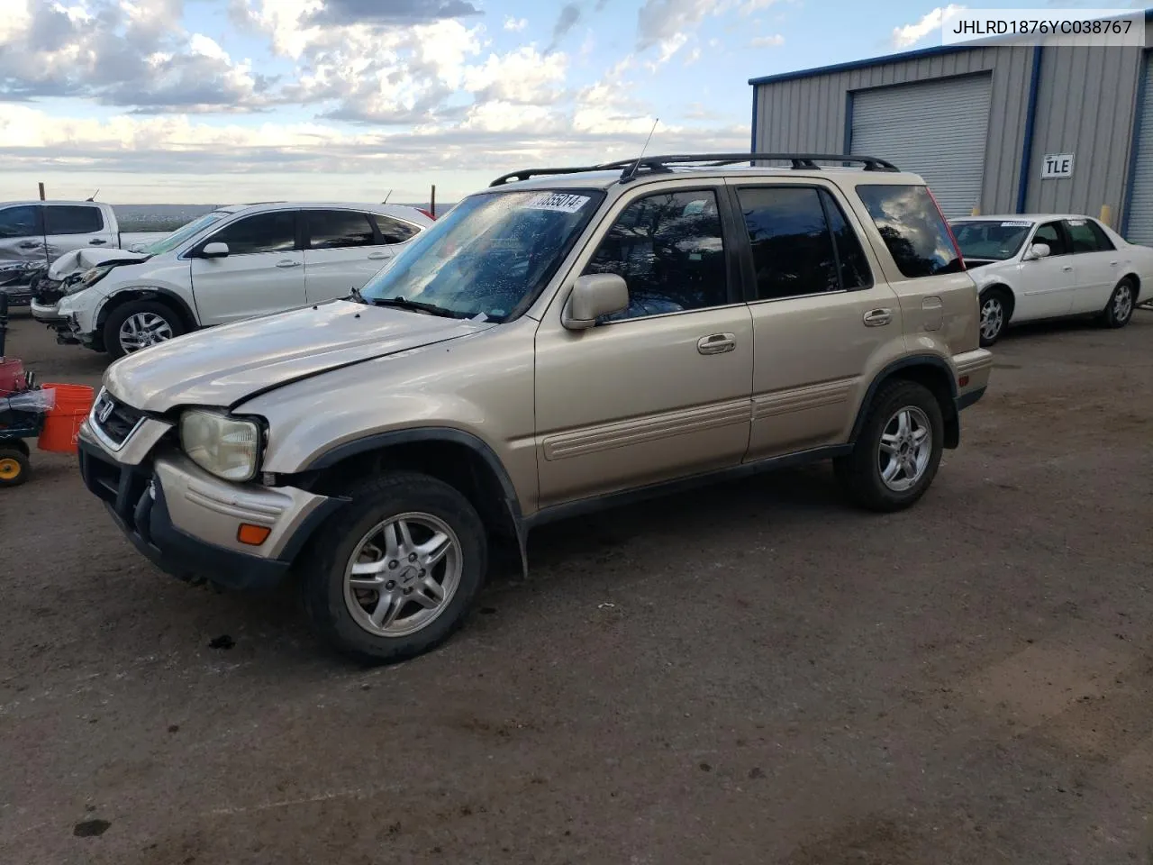 2000 Honda Cr-V Se VIN: JHLRD1876YC038767 Lot: 70855014