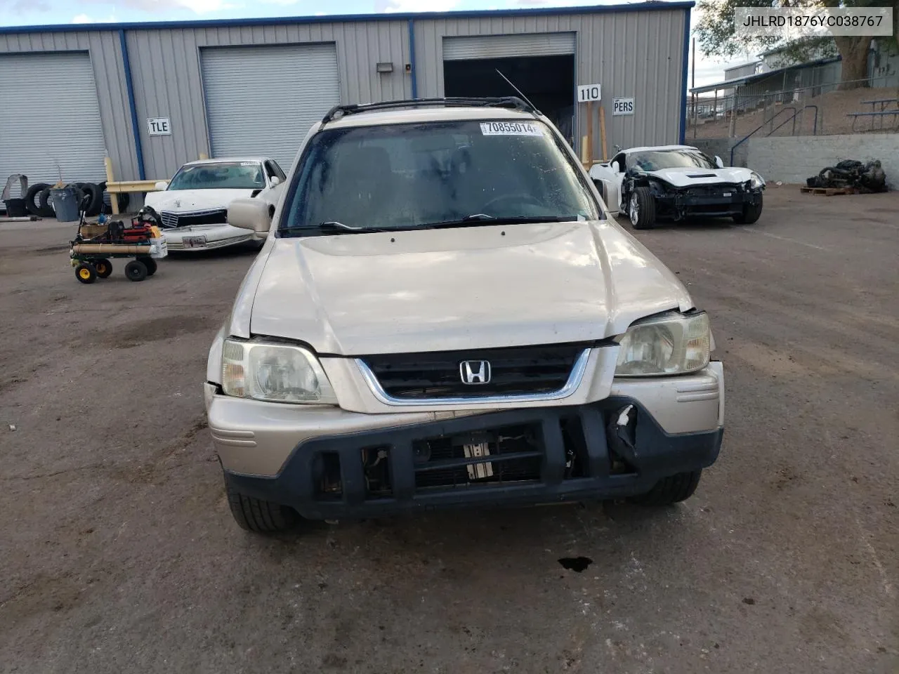 2000 Honda Cr-V Se VIN: JHLRD1876YC038767 Lot: 70855014