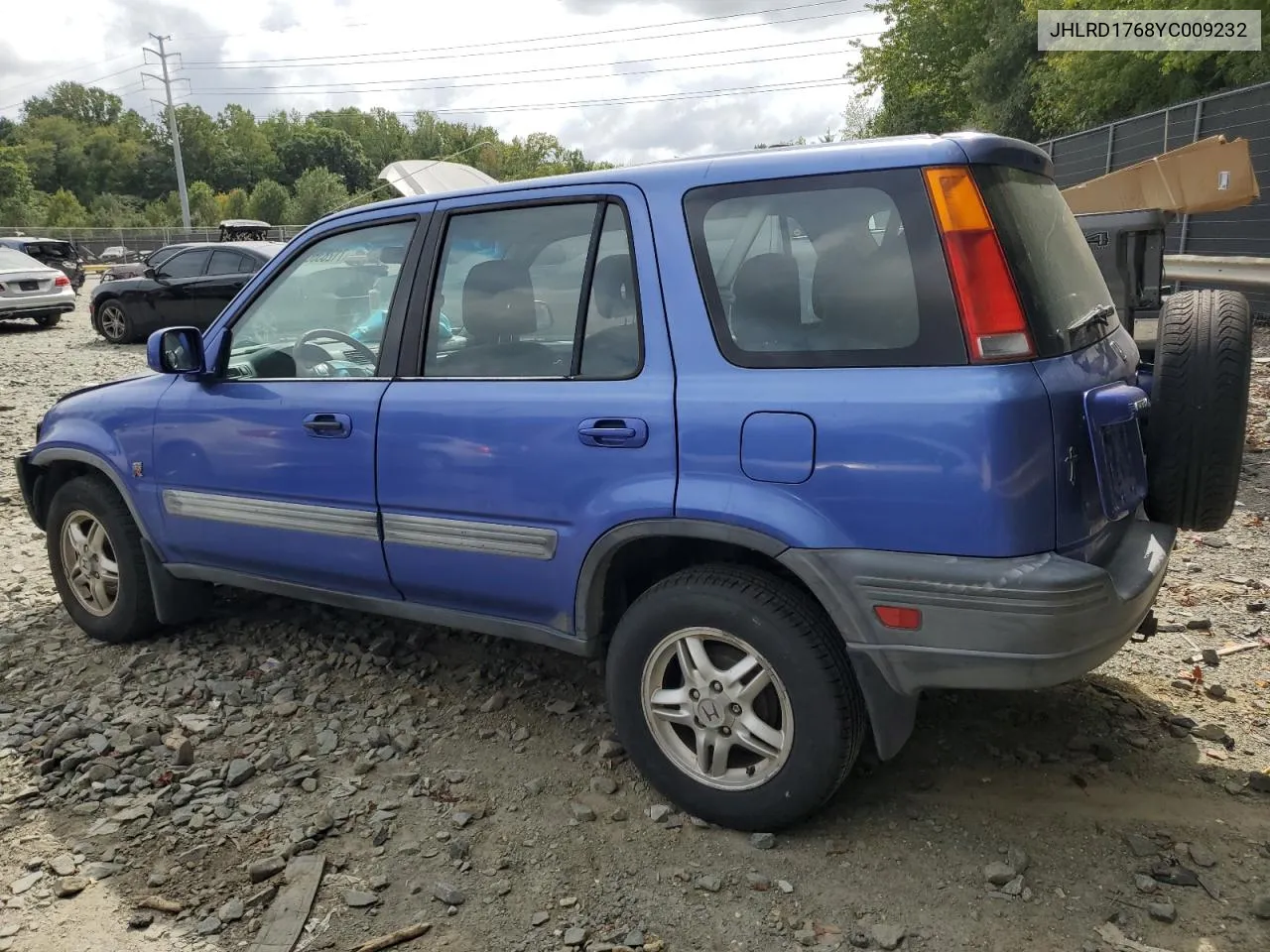 2000 Honda Cr-V Ex VIN: JHLRD1768YC009232 Lot: 71283604