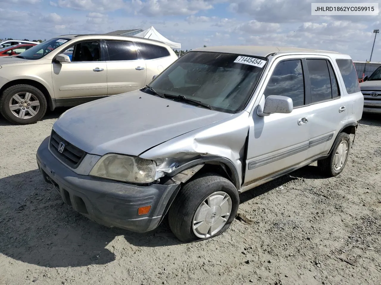 2000 Honda Cr-V Ex VIN: JHLRD1862YC059915 Lot: 71445454