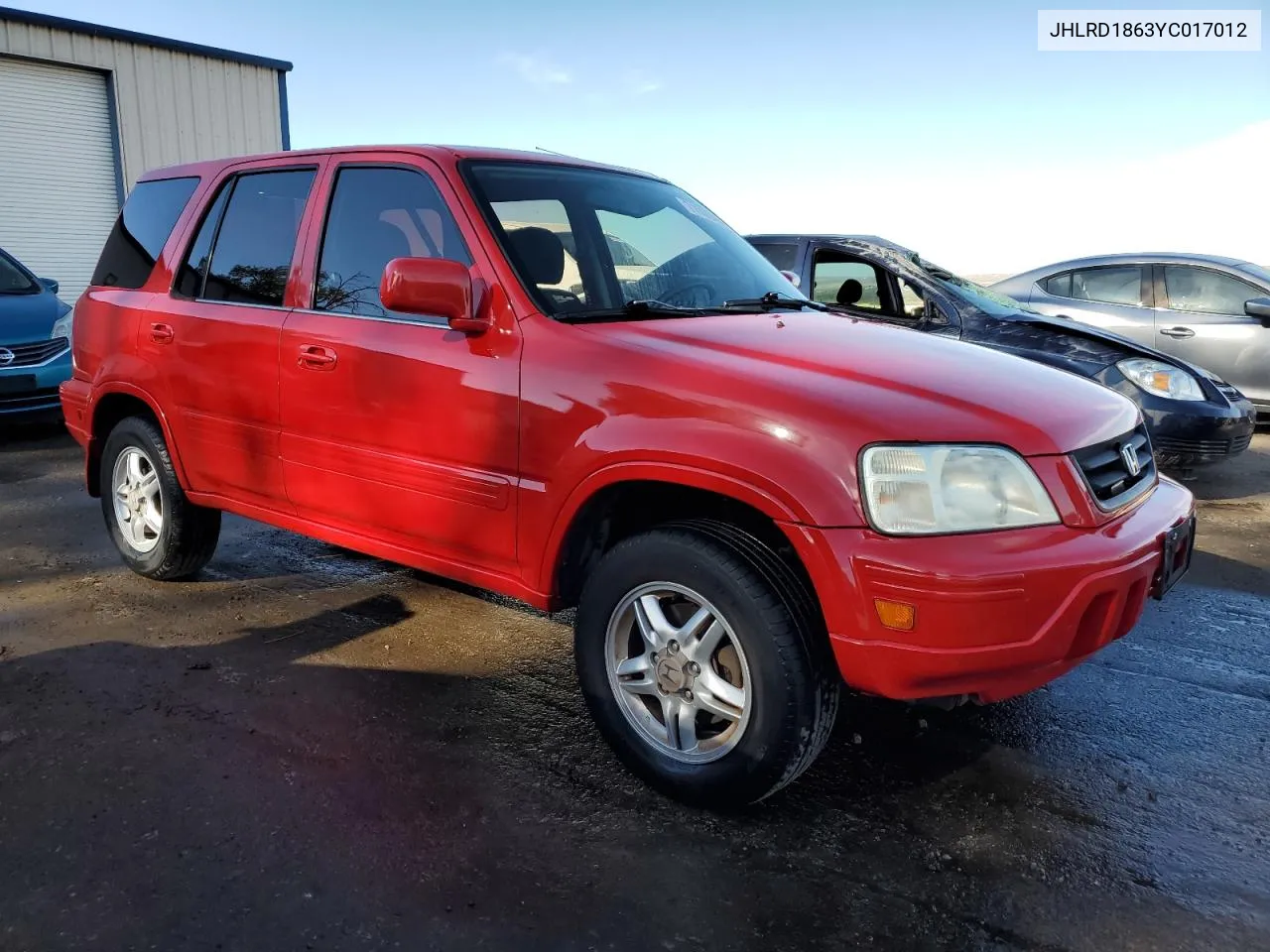 2000 Honda Cr-V Ex VIN: JHLRD1863YC017012 Lot: 71939484