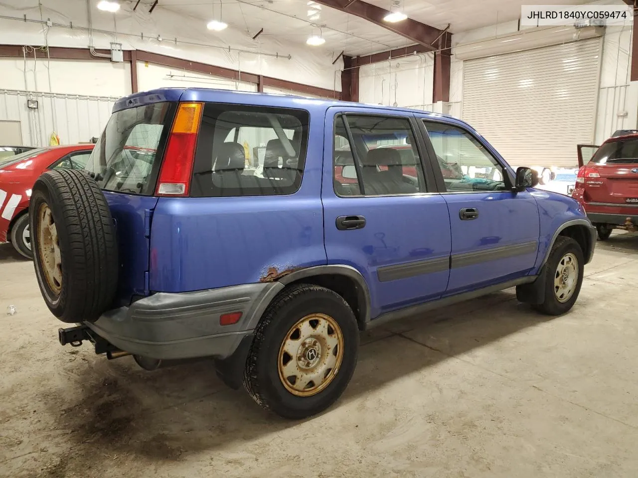 2000 Honda Cr-V Lx VIN: JHLRD1840YC059474 Lot: 75720104