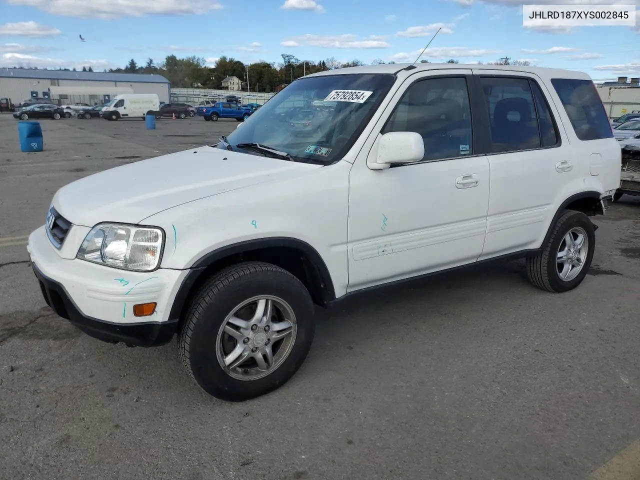 2000 Honda Cr-V Se VIN: JHLRD187XYS002845 Lot: 75792854