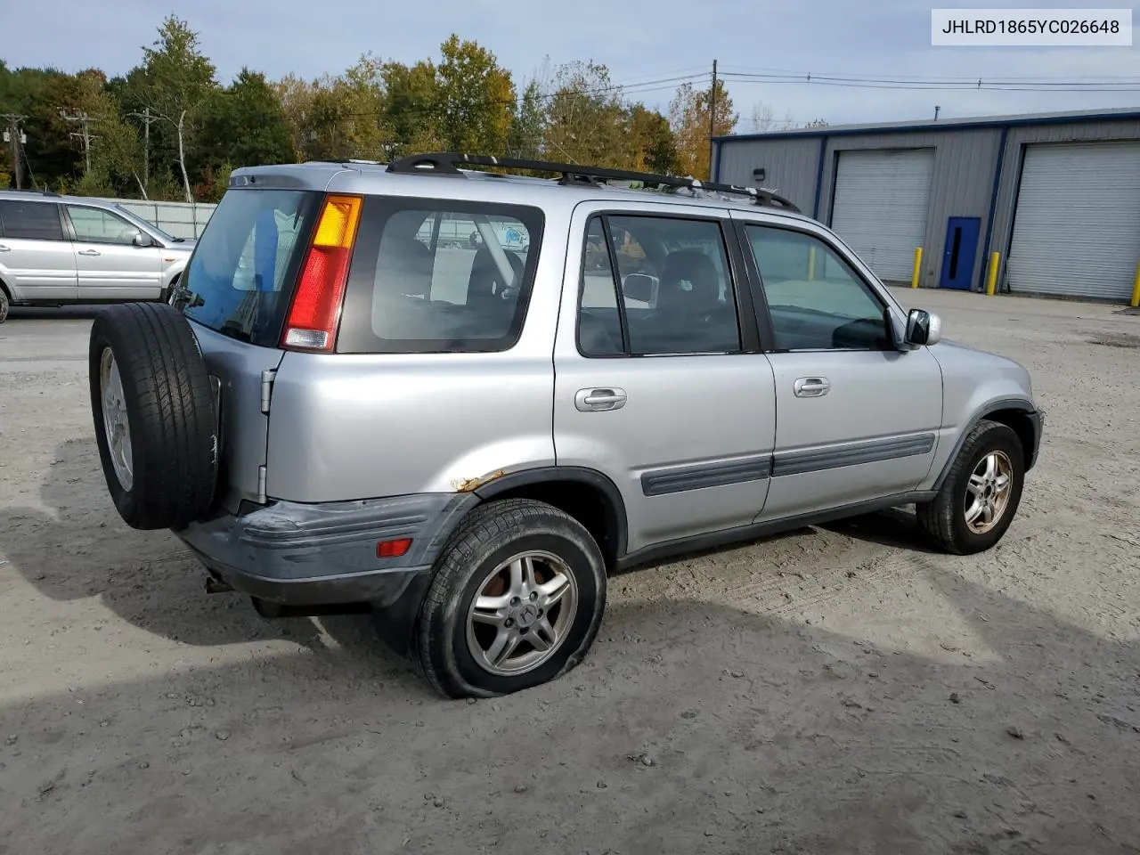 2000 Honda Cr-V Ex VIN: JHLRD1865YC026648 Lot: 76675804