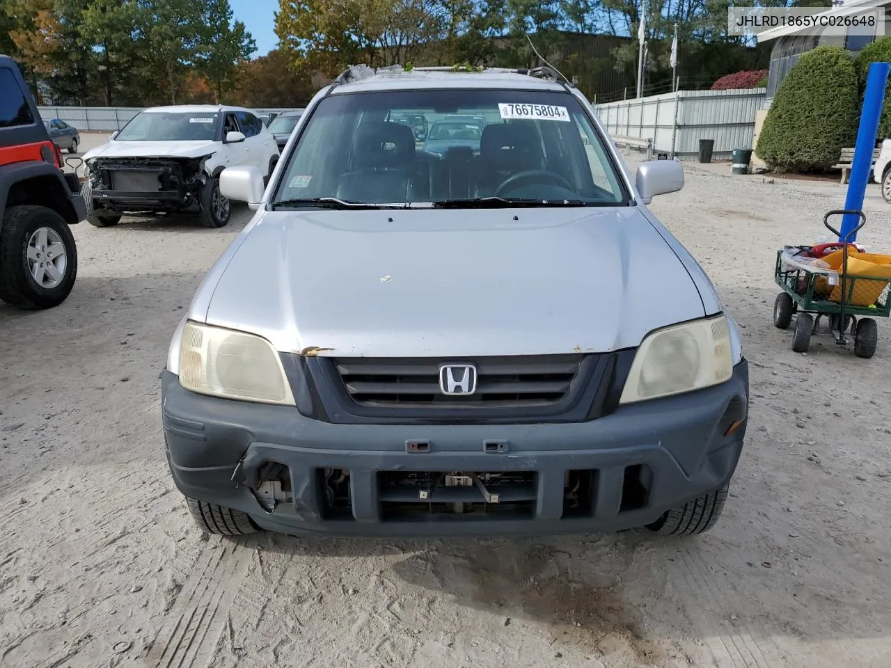 2000 Honda Cr-V Ex VIN: JHLRD1865YC026648 Lot: 76675804