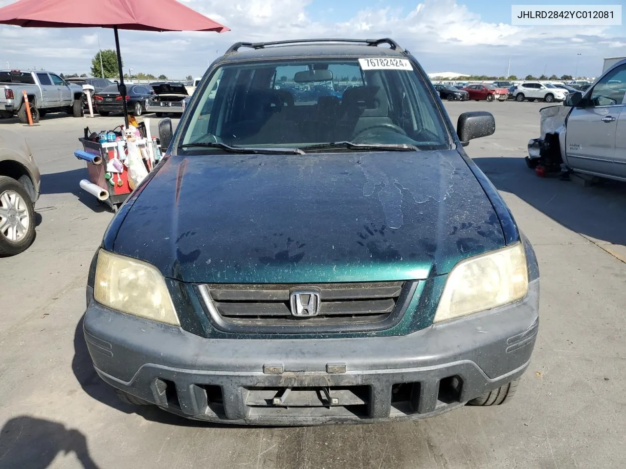 2000 Honda Cr-V Lx VIN: JHLRD2842YC012081 Lot: 76782424