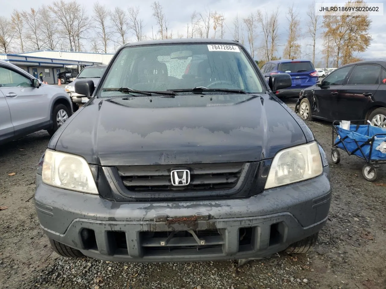 2000 Honda Cr-V Ex VIN: JHLRD1869YS020602 Lot: 78472884