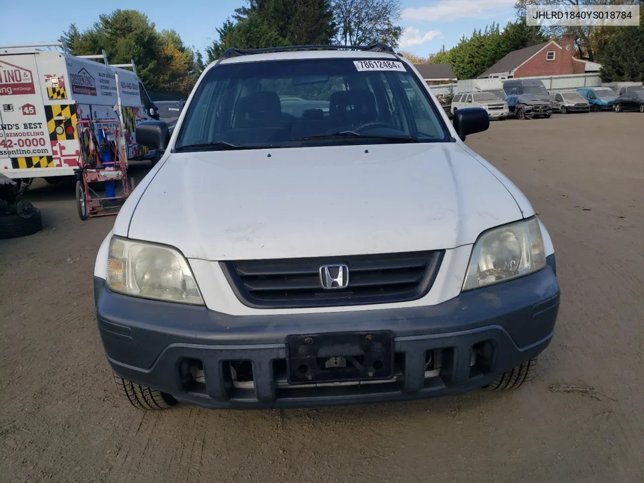 2000 Honda Cr-V Lx VIN: JHLRD1840YS018784 Lot: 78612484