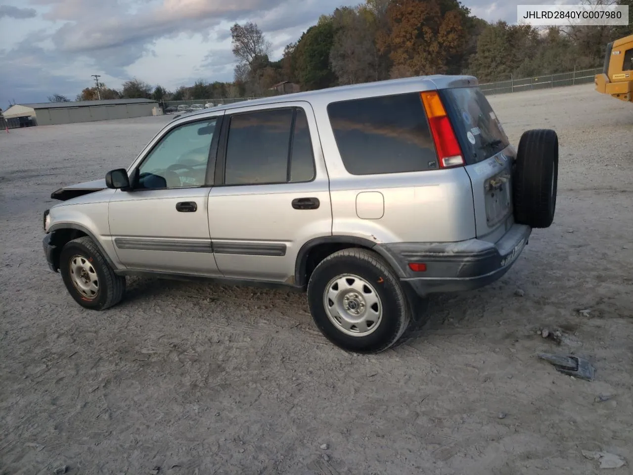 2000 Honda Cr-V Lx VIN: JHLRD2840YC007980 Lot: 78920974