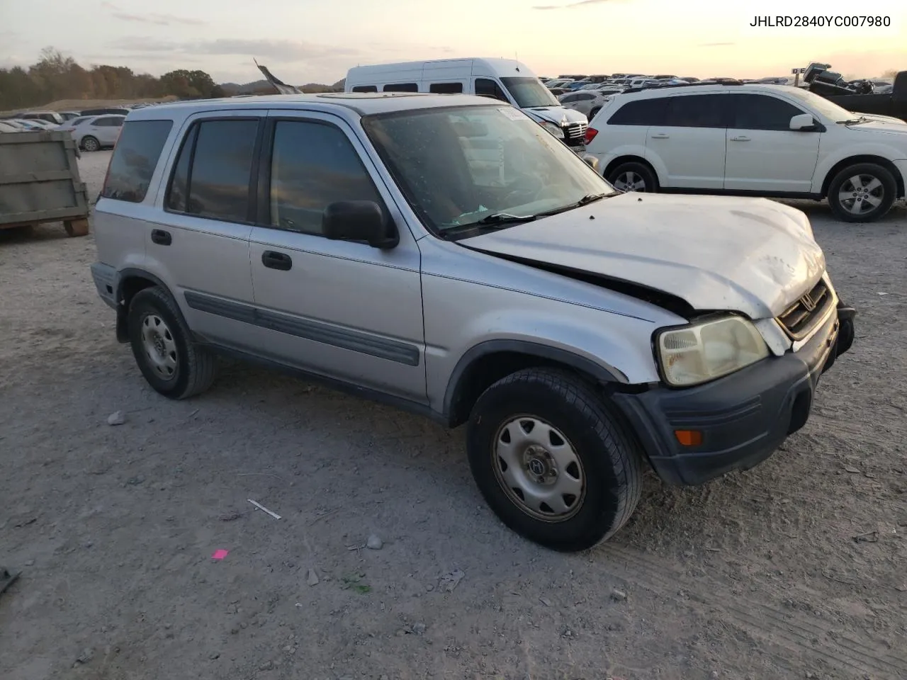 2000 Honda Cr-V Lx VIN: JHLRD2840YC007980 Lot: 78920974