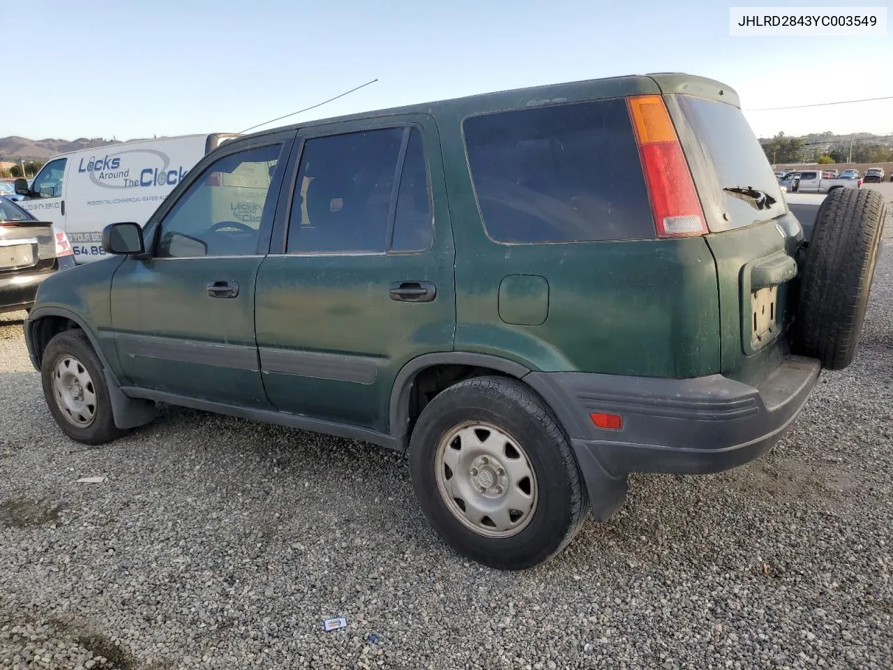 2000 Honda Cr-V Lx VIN: JHLRD2843YC003549 Lot: 78950304